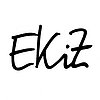 Typografisches Logo mit der Aufschrift EKiZ